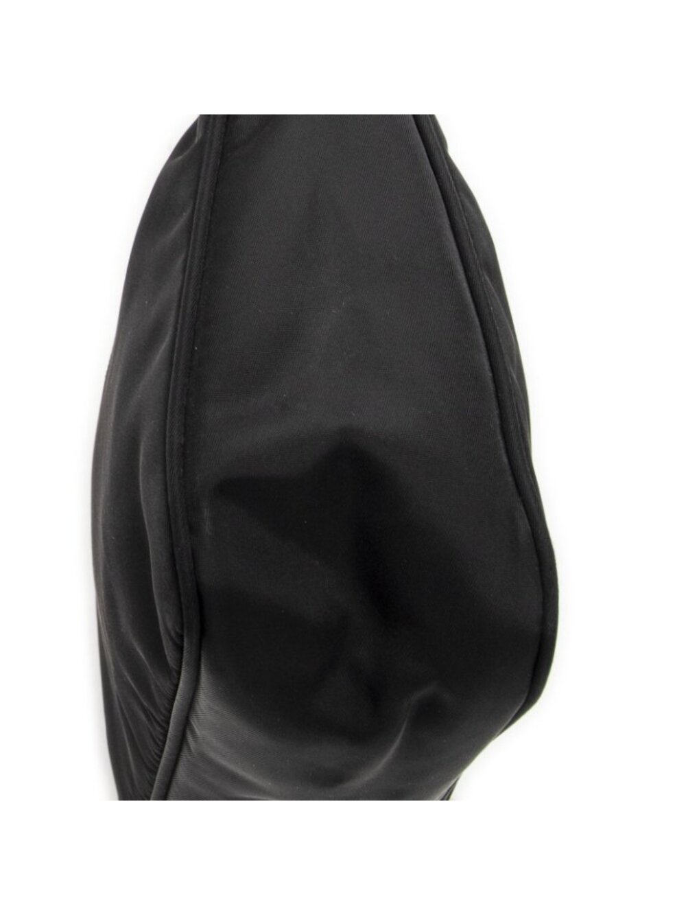 Prada Vintage Mini Zip Hobo Black Nylon Canvas - Picture 7 of 10